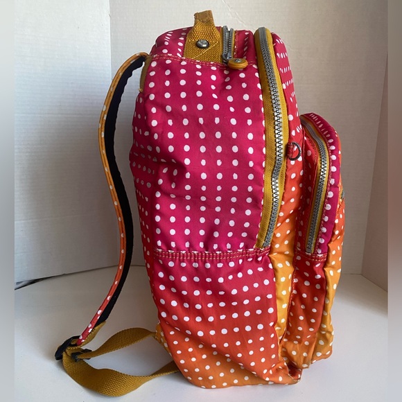 Kipling large backpack Rainbow Dot Print - Picture 2 of 14